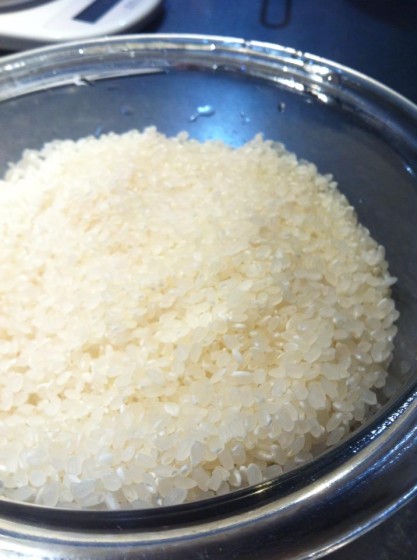 穫れたて新米をいただきます♪